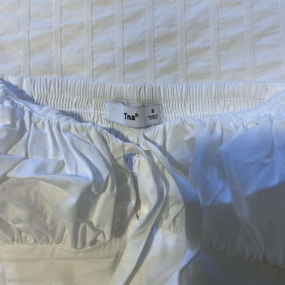 Tna Poplin Cropped Blouse - Picture 3 of 5